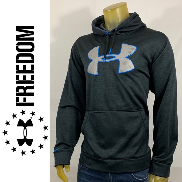 under armor big logo hoodie